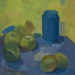 Abrazados (Óleo s/tabla 41x27)