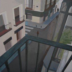 Caminos cruzados (Acrílico s/lienzo 80x80)