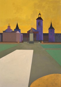 Escenario Cisneriano (Acrílico s/lienzo 100x70)