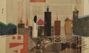 Escenarios reproducidos o sintetizados (Collage s/papel)