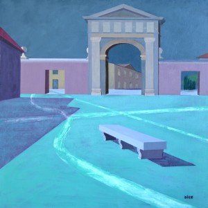 "Verita"..... di fronte alla porta di Madrid (Acrílico s/lienzo 50x50)
